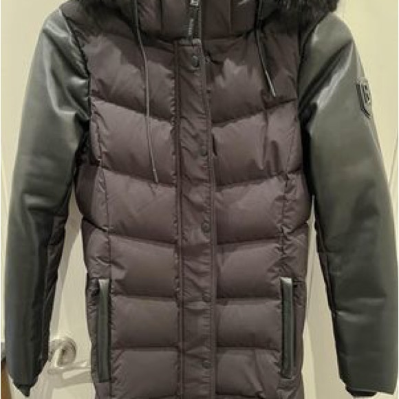 Brand new Rudsak leather puffer coat - Picture 2 of 5